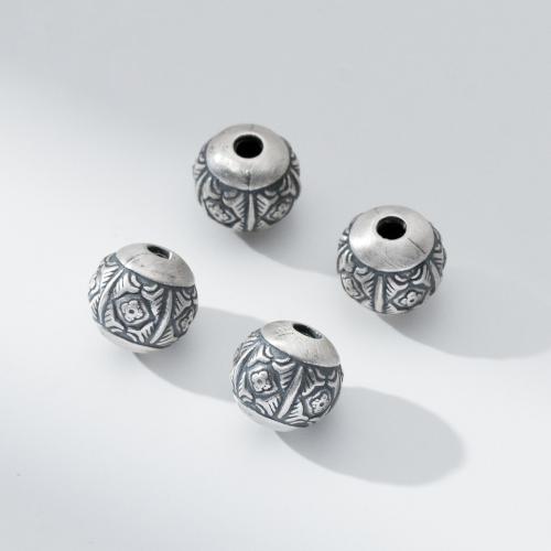 Spacer Beads Jewelry, 925 Sterling Silver, DIY, 13x12.50mm, Hole:Approx 3.2mm, Sold By PC