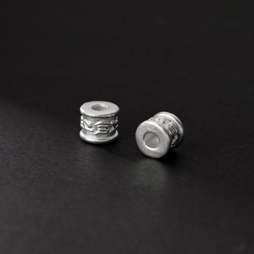 Perlas de espaciador, Plata de ley 925, Bricolaje, más colores para la opción, 10x8.50mm, agujero:aproximado 4mm, Vendido por UD