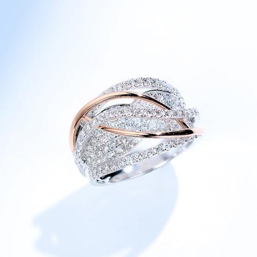 Cúbicos Circonia Micro Pave anillo de latón, metal, diverso tamaño para la opción & micro arcilla de zirconia cúbica & para mujer, Vendido por UD