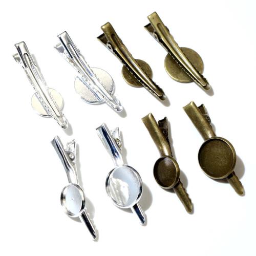 Hair Clip Findings, Brass, DIY & different size for choice, more colors for choice, 45mm, 10PCs/Bag, Sold By Bag