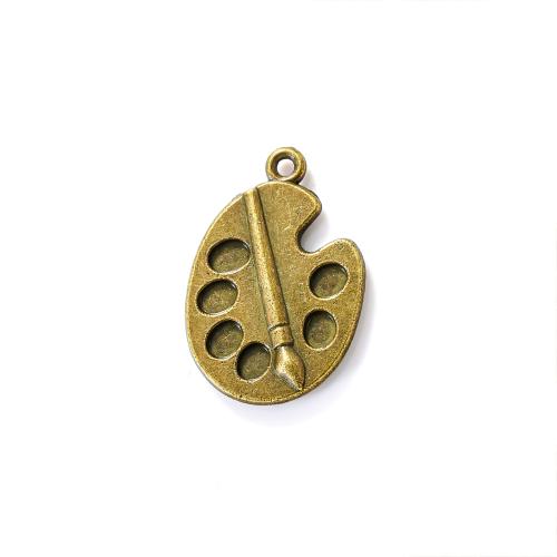 Tibetan Style Pendants, plated, DIY, more colors for choice, nickel, lead & cadmium free, 28x19mm, Approx 100PCs/Bag, Sold By Bag