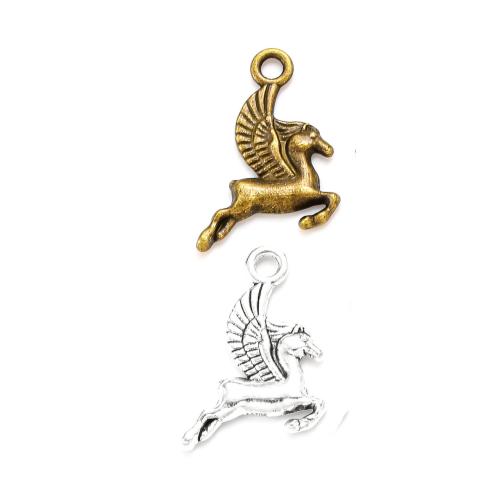 Tibetan Style Pendants, Horse, plated, DIY, more colors for choice, nickel, lead & cadmium free, 20x15mm, Approx 100PCs/Bag, Sold By Bag
