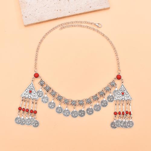 Zinc Alloy Head Chain with Resin Antique finish fashion jewelry & for woman original color Sold By PC