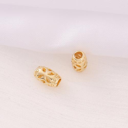 Entretoise de perles en laiton, Plaqué d'or, DIY & styles différents pour le choix, doré, Vendu par PC