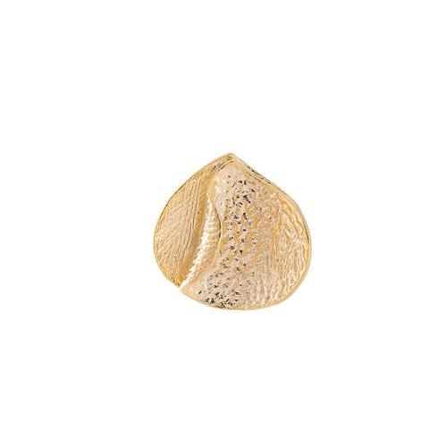 Латунный гвоздик для сережки, Латунь, плакированный настоящим золотом, DIY, Золотой, 15x15mm, продается Пара