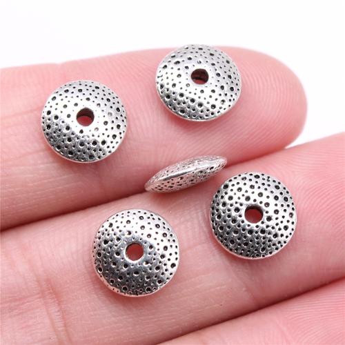 Tibetan Style Jewelry Beads, antique silver color plated, DIY, 10x3mm, Sold By PC