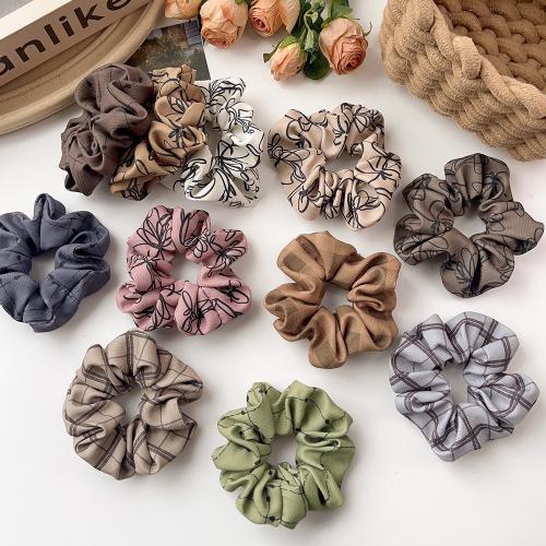 Hair Scrunchies, Cloth, fashion jewelry & different designs for choice, more colors for choice, Sold By PC