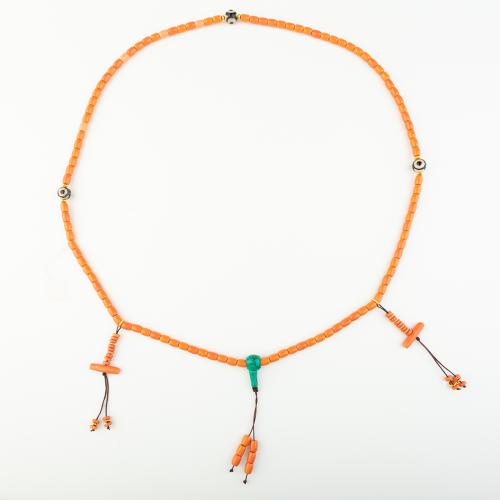 corail synthétique collier, style folk & unisexe, Longueur:Environ 57 cm, Vendu par PC