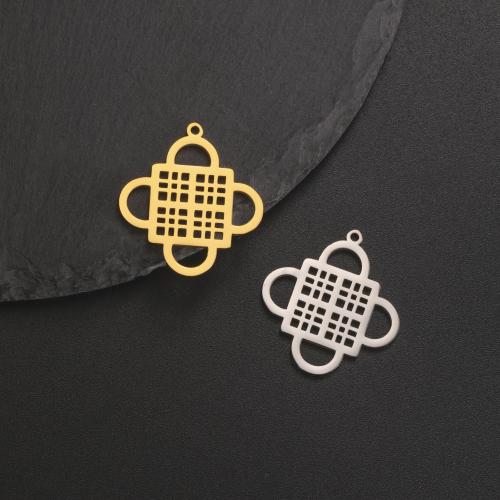 Stainless Steel Pendants, 304 Stainless Steel, Vacuum Ion Plating, DIY, more colors for choice, 25x27mm, Sold By PC