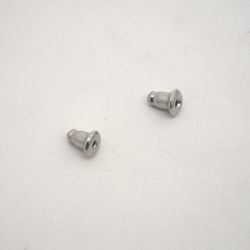 Stainless Steel Ear Nut , 304 Stainless Steel, DIY, 5.50x4.50mm, Sold By PC