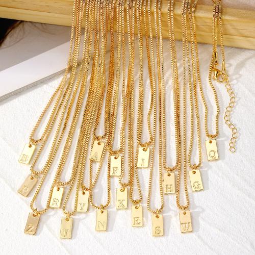 Zinklegierung Schmuck Halskette, Modeschmuck & verschiedene Muster für Wahl & für Frau, goldfarben, Länge:ca. 21-50 cm, verkauft von PC