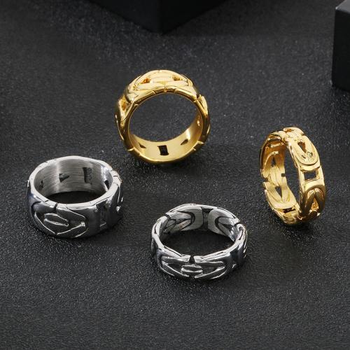 Stainless Steel Finger Ring, 304 Stainless Steel, Vacuum Ion Plating, different size for choice & for man & for couple & hollow, more colors for choice, Sold By PC
