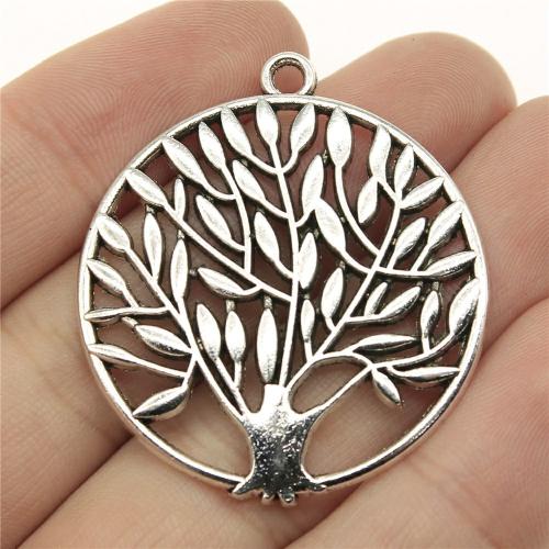 Tibetan Style Pendants, Tree, plated, DIY, more colors for choice, 41x37mm, Sold By PC