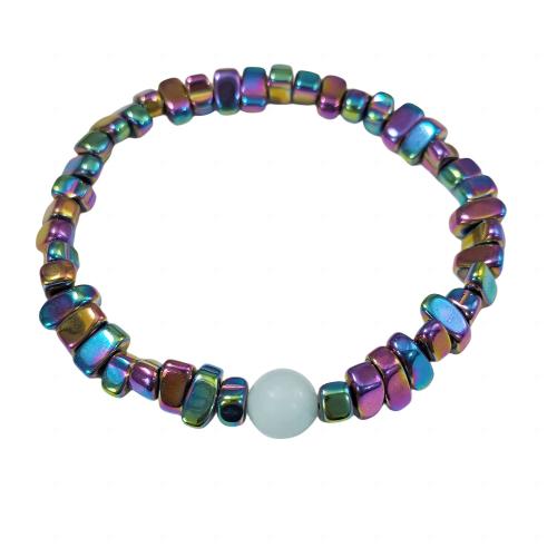 Glass Bracelet, Unisex & luminated, more colors for choice, Inner Diameter:Approx 55mm, Sold By PC