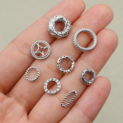 Zinc Alloy Linking Ring silver color plated DIY Approx Sold By Bag
