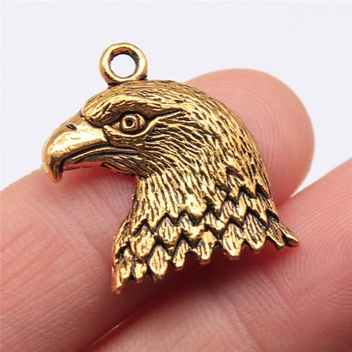 Tibetan Style Animal Pendants, plated, DIY, more colors for choice, 21x19mm, Sold By PC
