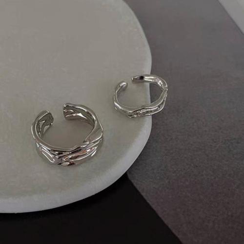 Tibetan Style Finger Ring, fashion jewelry & different styles for choice & for woman, silver color, Inner diameter 1.7cm, Sold By PC