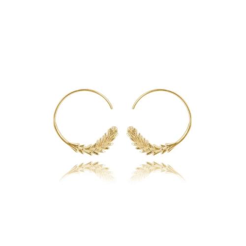 Brass Hoop Earring, fashion jewelry & for woman, more colors for choice, 27mm, Sold By Pair