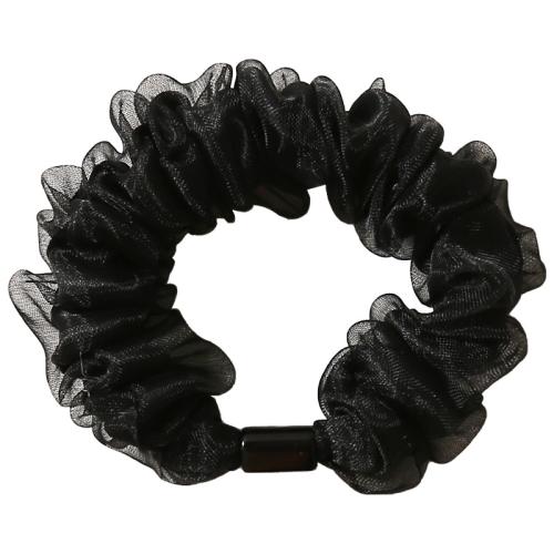 Hair Elastic, Organza, håndlavet, for kvinde, flere farver til valg, Solgt af PC