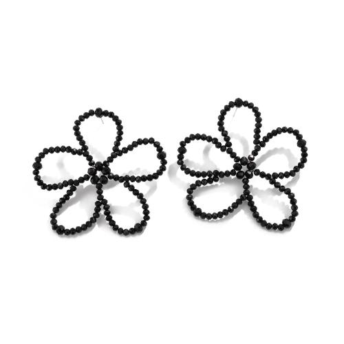 Earring Jewelry Copper Coated Plastic Flower fashion jewelry & for woman Sold By Pair