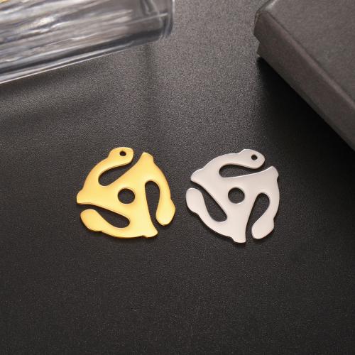 Stainless Steel Pendants 304 Stainless Steel Vacuum Ion Plating DIY Sold By PC