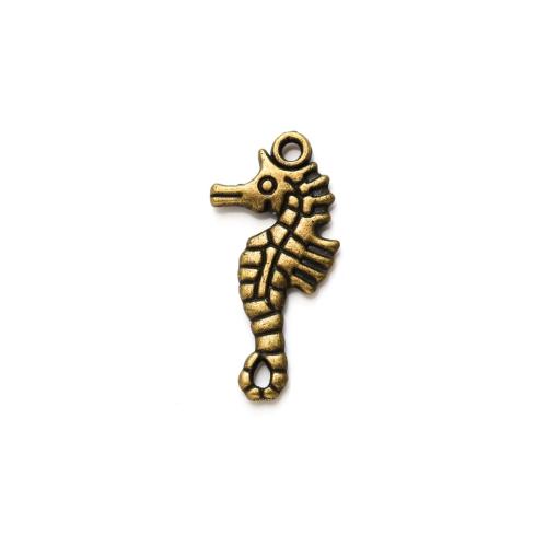 Tibetan Style Animal Pendants, Seahorse, plated, DIY, more colors for choice, nickel, lead & cadmium free, 32x16mm, Approx 100PCs/Bag, Sold By Bag