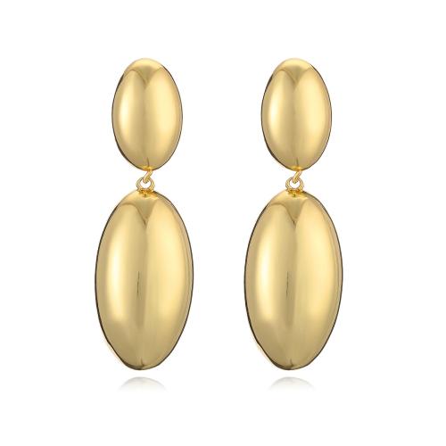 Brass Drop Earring, plated, fashion jewelry, more colors for choice, nickel, lead & cadmium free, 18x57mm, Sold By Pair