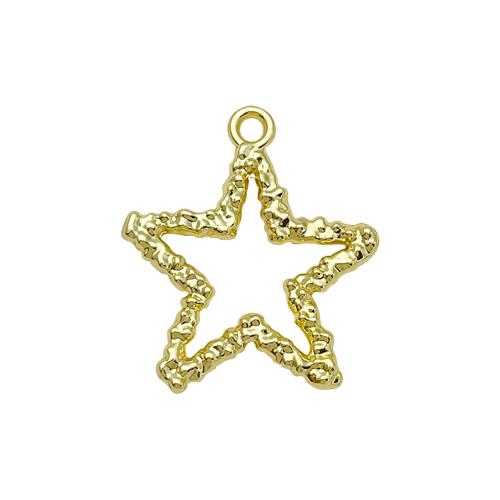 Tibetan Style Star Pendant, plated, DIY & different styles for choice, golden, Sold By PC