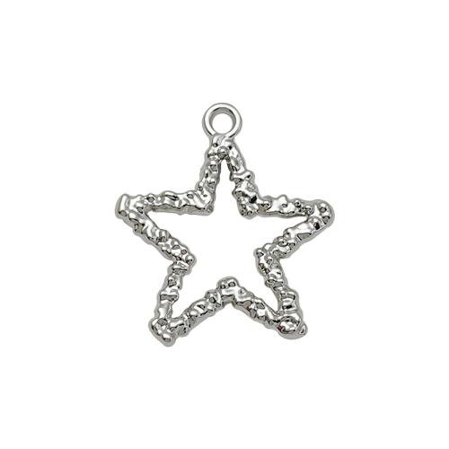 Tibetan Style Star Pendant, plated, DIY & different styles for choice, platinum color, Sold By PC