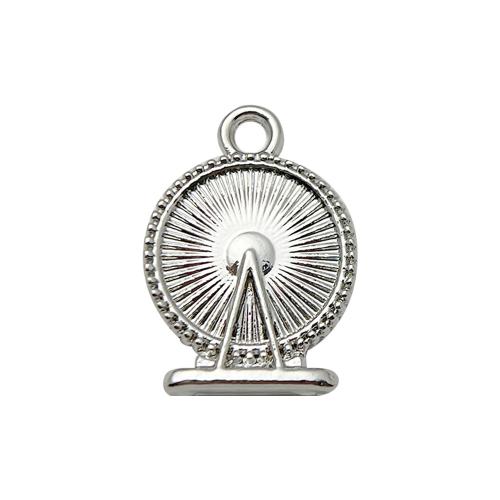 Tibetan Style Pendants, plated, DIY & different styles for choice, platinum color, Sold By PC