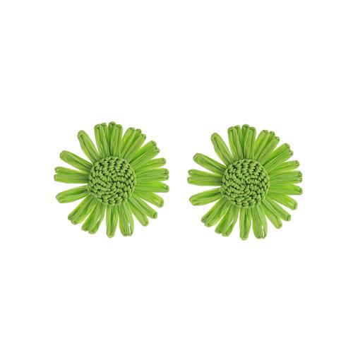 Rafidah Grass Earring Stud Component, DIY, more colors for choice, Sold By PC