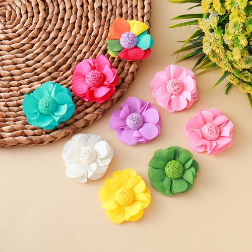 Rafidah Grass Earring Stud Component, with Cloth, DIY, more colors for choice, Sold By PC