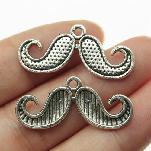 Tibetan Style Pendants, plated, DIY, more colors for choice, 30x13mm, Sold By PC