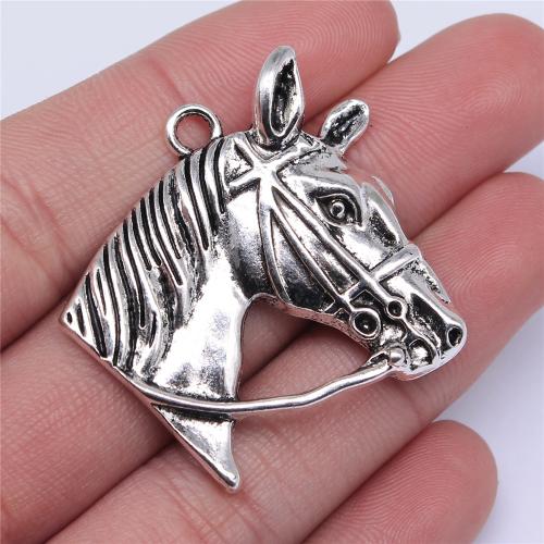 Tibetan Style Animal Pendants, plated, DIY, more colors for choice, 37x36mm, Sold By PC