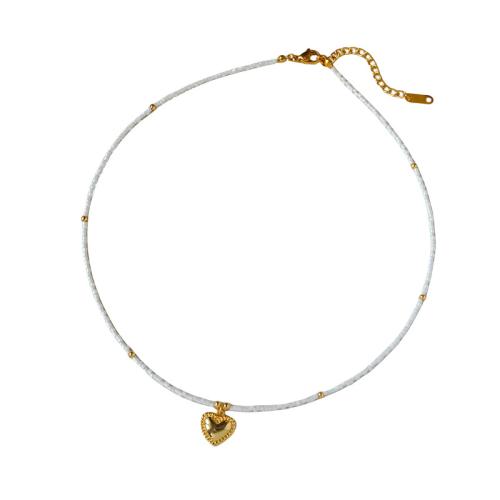 laiton parure de bijoux, avec Seedbead, coeur, Placage de couleur d'or, styles différents pour le choix & pour femme, Vendu par PC