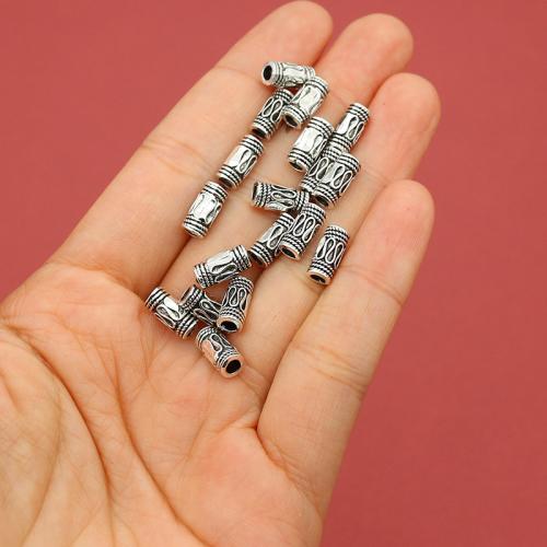 Tibetan Style Pendants, silver color plated, DIY, nickel, lead & cadmium free, 10x5mm, Hole:Approx 2.5mm, Approx 200PCs/Bag, Sold By Bag