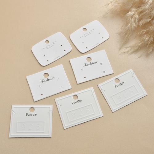 Jewelry Card, Copper Printing Paper, different styles for choice, white, 100PCs/Lot, Sold By Lot