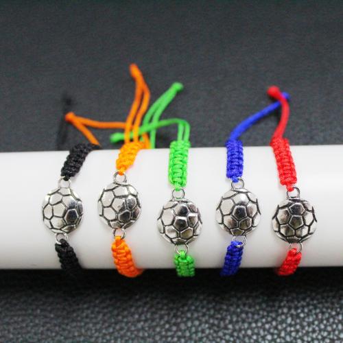 Tibetan Style Bracelet, with Knot Cord, Unisex, more colors for choice, Length:Approx 16 cm, Sold By PC
