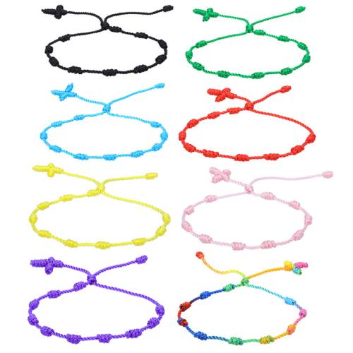 Fashion Bracelet & Bangle Jewelry, Polyester Cord, Unisex, more colors for choice, Sold By PC