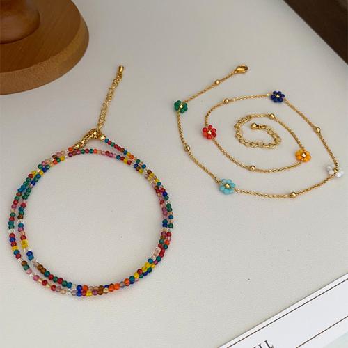Messing Halskette, mit Naturstein & kubischer Zirkonia, goldfarben plattiert, verschiedene Stile für Wahl & für Frau, verkauft von PC