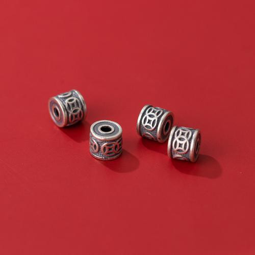 Spacer Χάντρες Κοσμήματα, 925 ασημένιο ασήμι, DIY, 8.30x7mm, Τρύπα:Περίπου 2.5mm, Sold Με PC