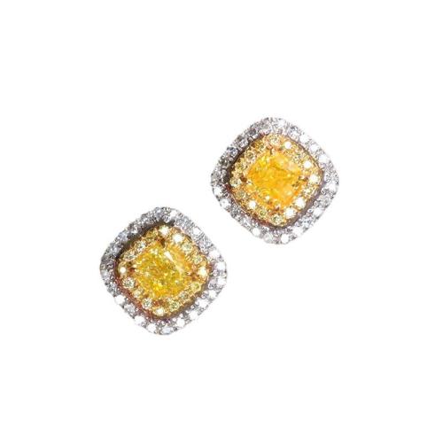 Cubic Zirconia Micro Pave Brass Earring, fashion jewelry & micro pave cubic zirconia & for woman, 13mm, Sold By Pair