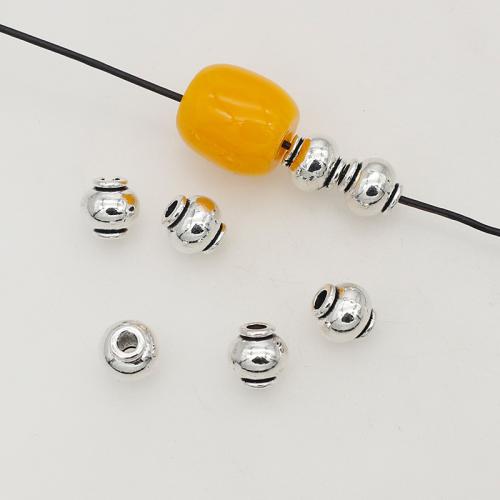 Tibetan Style Spacer Beads, Lantern, silver color plated, DIY, nickel, lead & cadmium free, 8x8.50mm, Hole:Approx 2.5mm, Approx 200PCs/Bag, Sold By Bag