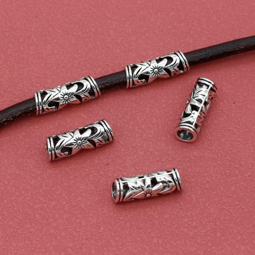Zinc Alloy Hollow Beads antique silver color plated DIY nickel lead & cadmium free Approx 5mm Sold By Bag