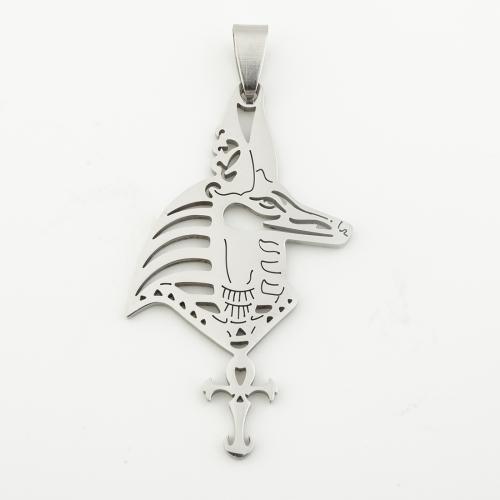 Stainless Steel Pendants 304 Stainless Steel silver color plated DIY silver color Approx 4mm Sold By Bag