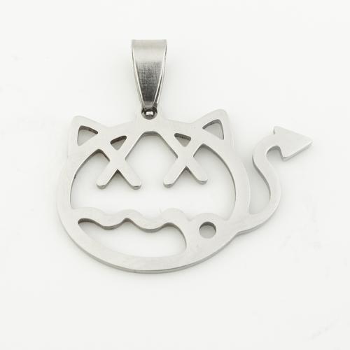 Stainless Steel Pendants 304 Stainless Steel silver color plated DIY silver color Approx 4mm Sold By Bag