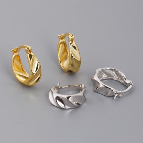 925 Sterling Silber Ohrringe, für Frau, keine, 16x14.70mm, verkauft von Paar