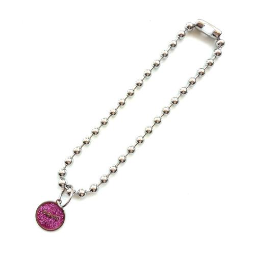 304 Stainless Steel Necklace, Unisex & different styles for choice & epoxy gel, Length:Approx 16.1 Inch, Sold By PC