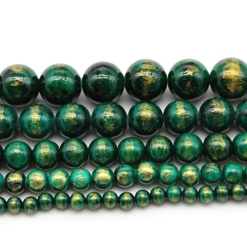 Perles bijoux en pierres gemmes, Pierre cloisonnée, Rond, poli, DIY & normes différentes pour le choix, couleur de lapis-lazuli, Vendu par brin
