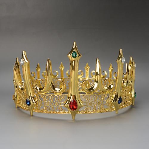 Tiaras, Sinc Alloy, do bhean & le rhinestone, 170x100mm, Díolta De réir PC